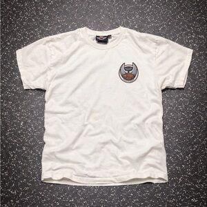 Harley-Davidson White Tee with Winged Logo